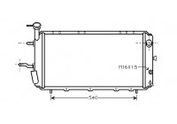 Radiator, engine cooling 51002006 International Radiators