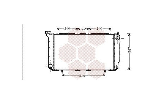 Radiator, engine cooling 51002010 International Radiators, Image 2