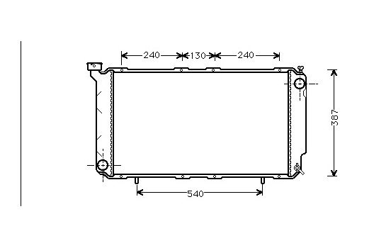 Radiator, engine cooling 51002010 International Radiators