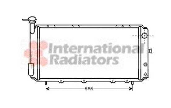 Radiator, engine cooling 51002011 International Radiators, Image 2
