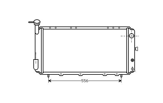 Radiator, engine cooling 51002011 International Radiators
