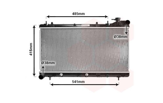 Radiator, engine cooling 51002016 International Radiators, Image 2