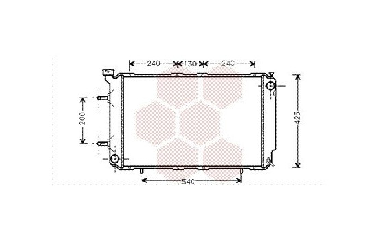 Radiator, engine cooling 51002032 International Radiators, Image 2