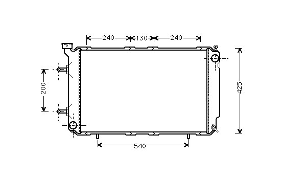Radiator, engine cooling 51002032 International Radiators