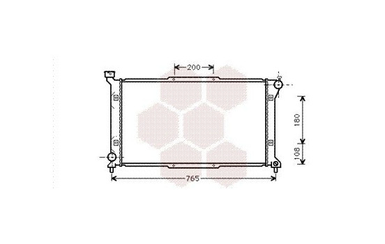 Radiator, engine cooling 51002036 International Radiators, Image 2
