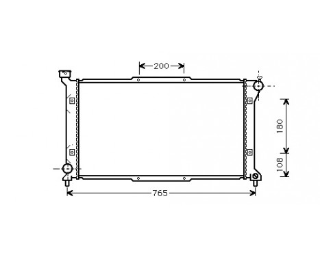 Radiator, engine cooling 51002036 International Radiators
