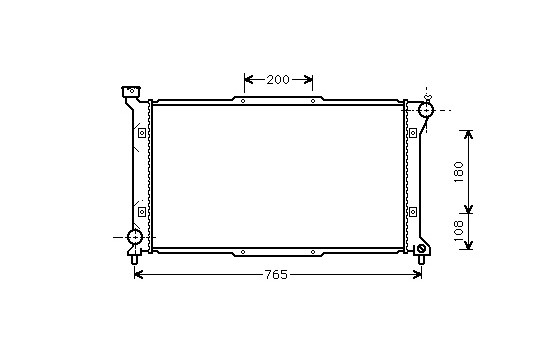 Radiator, engine cooling 51002036 International Radiators