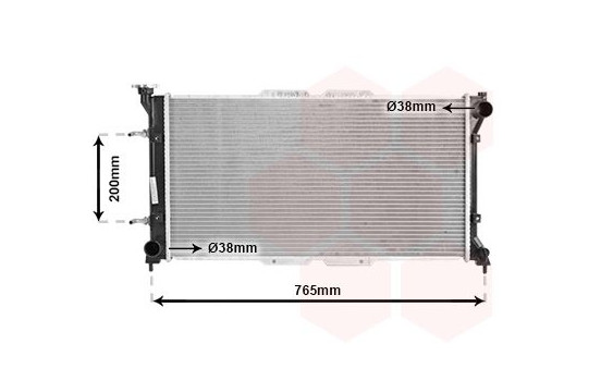 Radiator, engine cooling 51002037 International Radiators, Image 2