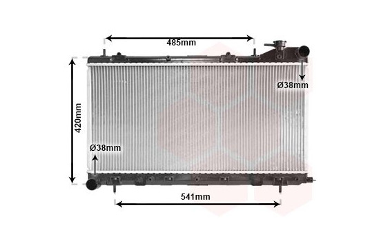 Radiator, engine cooling 51002045 International Radiators