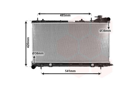 Radiator, engine cooling 51002046 International Radiators, Image 2