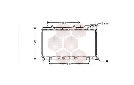 Radiator, engine cooling 51002047 International Radiators, Image 2