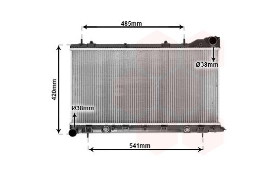 Radiator, engine cooling 51002048 International Radiators, Image 2