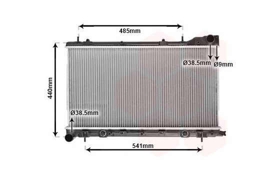Radiator, engine cooling 51002054 International Radiators, Image 2