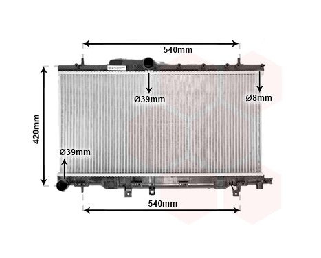 Radiator, engine cooling 51002057 International Radiators, Image 2