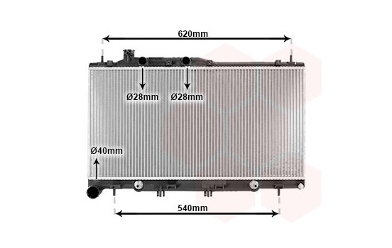 Radiator, engine cooling 51002069 International Radiators, Image 2