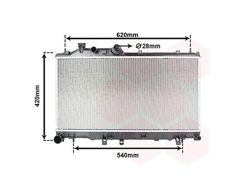 Radiator, engine cooling 51002079 International Radiators, Image 2