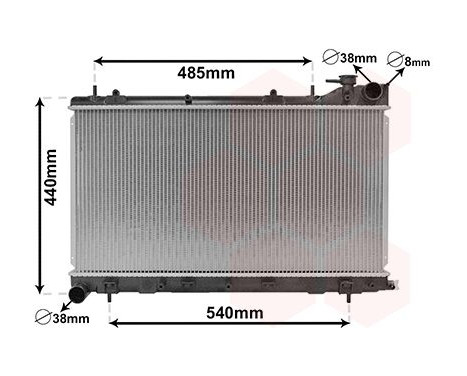 Radiator, engine cooling 51002103 International Radiators