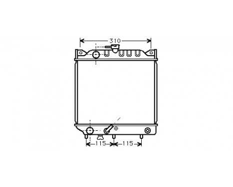 Radiator, engine cooling 52002007 International Radiators