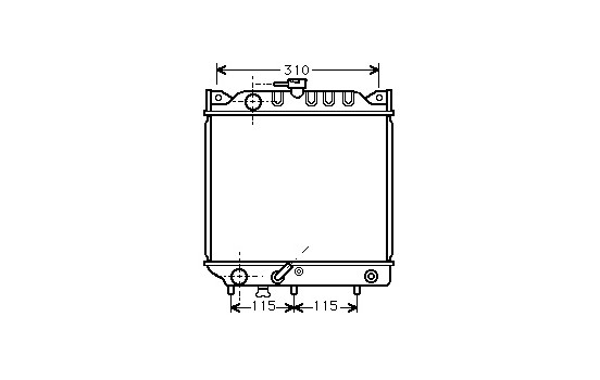Radiator, engine cooling 52002007 International Radiators