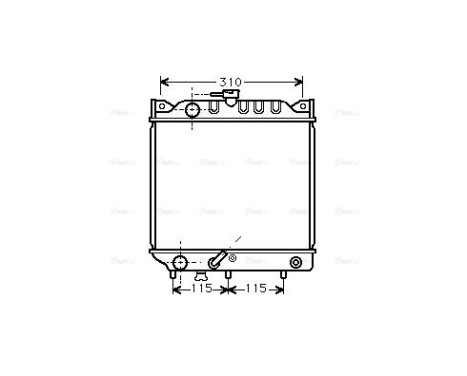 Radiator, engine cooling 52002007 International Radiators, Image 2