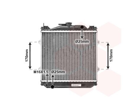 Radiator, engine cooling 52002010 International Radiators, Image 2