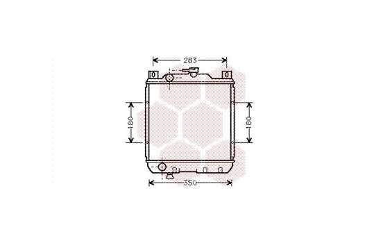 Radiator, engine cooling 52002018 International Radiators, Image 2