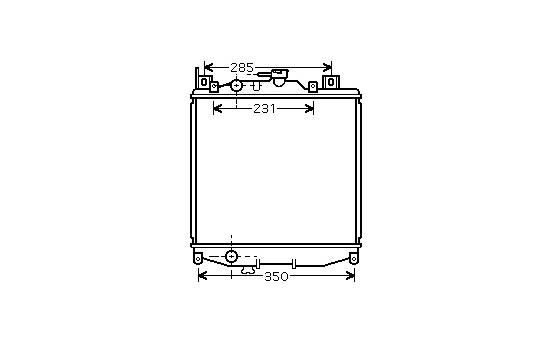 Radiator, engine cooling 52002022 International Radiators
