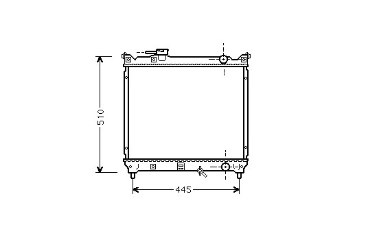 Radiator, engine cooling 52002033 International Radiators