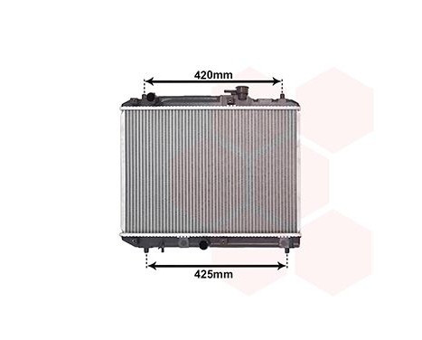 Radiator, engine cooling 52002034 International Radiators, Image 2