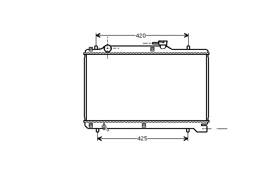 Radiator, engine cooling 52002041 International Radiators