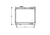 Radiator, engine cooling 52002044 International Radiators