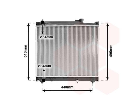 Radiator, engine cooling 52002046 International Radiators, Image 2