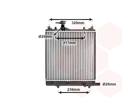 Radiator, engine cooling 52002057 International Radiators, Image 2