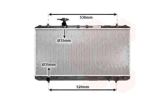 Radiator, engine cooling 52002062 International Radiators, Image 2