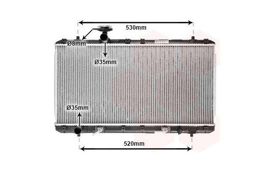 Radiator, engine cooling 52002063 International Radiators, Image 2