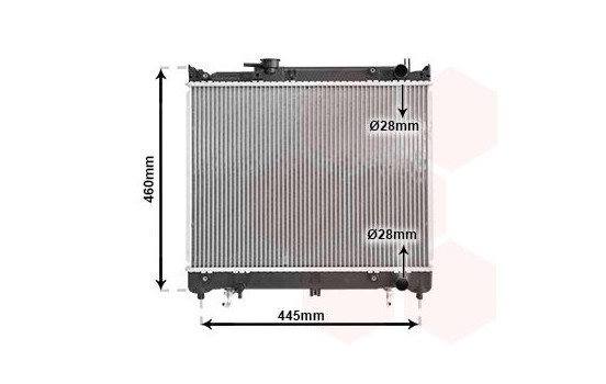 Radiator, engine cooling 52002071 International Radiators, Image 2