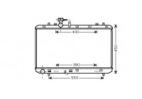 Radiator, engine cooling 52002084 International Radiators