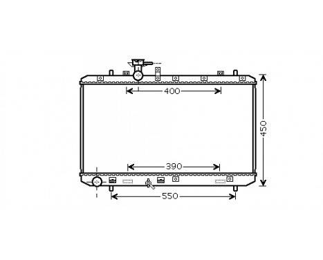 Radiator, engine cooling 52002084 International Radiators