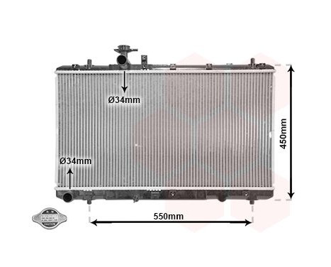 Radiator, engine cooling 52002084 International Radiators, Image 2