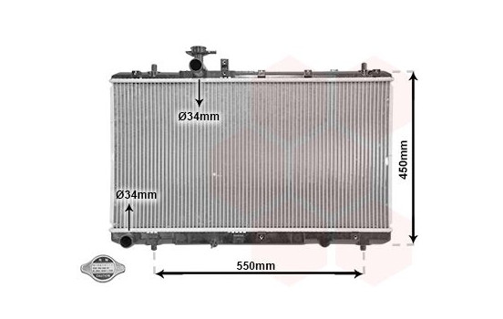 Radiator, engine cooling 52002084 International Radiators, Image 2