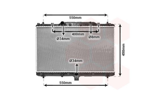 Radiator, engine cooling 52002086 International Radiators, Image 2