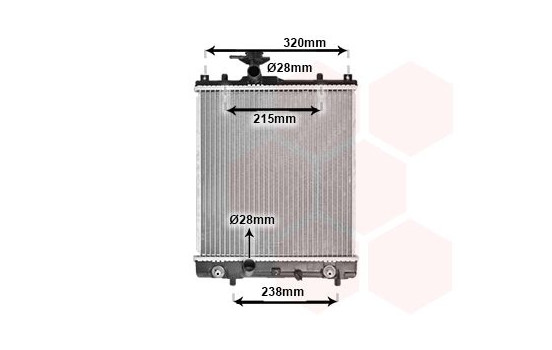 Radiator, engine cooling 52002095 International Radiators, Image 2