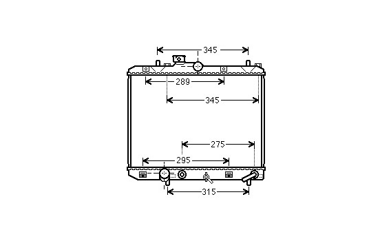 Radiator, engine cooling 52002112 International Radiators