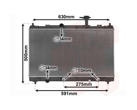 Radiator, engine cooling 52012701 International Radiators