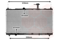 Radiator, engine cooling 52012705 International Radiators