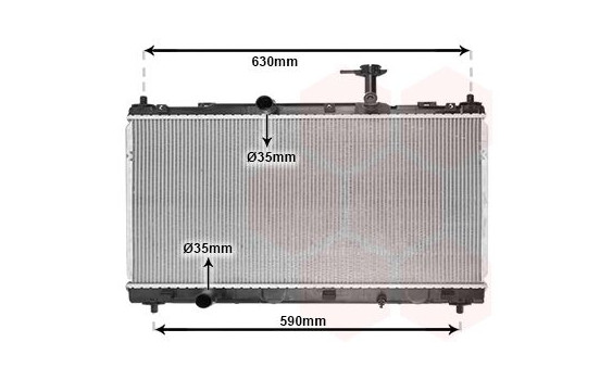 Radiator, engine cooling 52012705 International Radiators