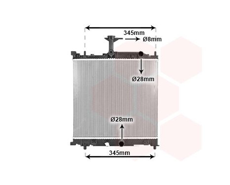 Radiator, engine cooling 52012706 International Radiators