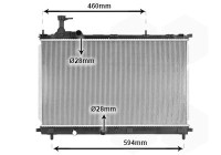 Radiator, engine cooling 52012708 International Radiators