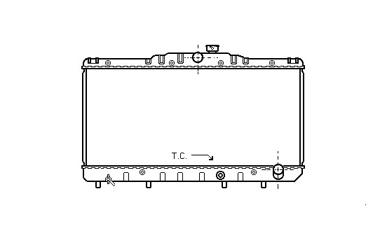 Radiator, engine cooling 53002030 International Radiators