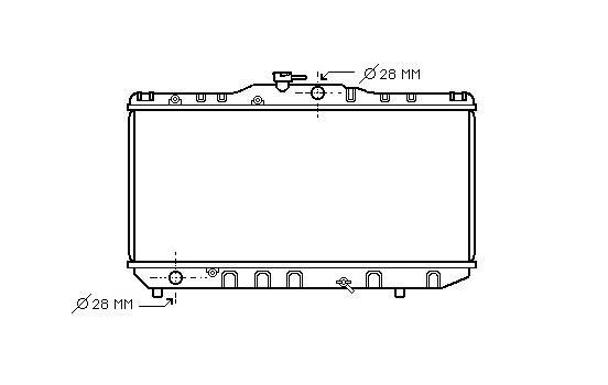 Radiator, engine cooling 53002051 International Radiators